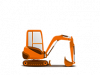 Minibagger Orange
